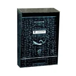 POSTALÁDA KÜLTÉRI ÁLLÓ KÜRTÖS FEKETE EGYOLD(22cm*32cm)FELNY. SILMEC 10-201.09 Outlet