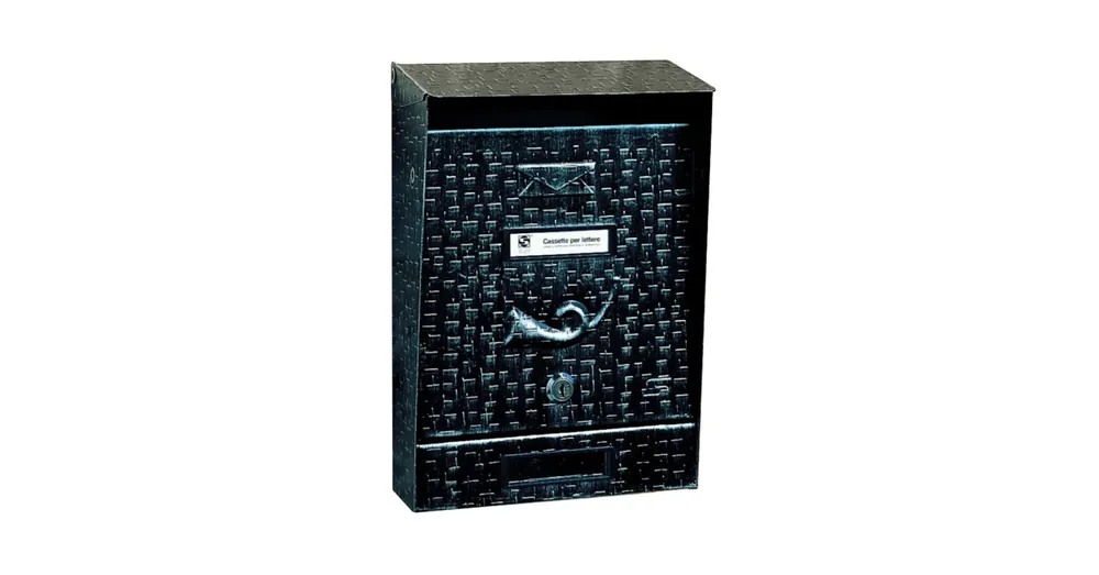 POSTALÁDA KÜLTÉRI ÁLLÓ KÜRTÖS FEKETE EGYOLD(22cm*32cm)FELNY. SILMEC 10-201.09 Outlet