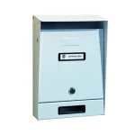 Outlet POSTALÁDA KÜLTÉRI ÁLLÓ FEHÉR EGYOLDALAS (22cm*30.5cm) SILMEC 10-202.01