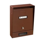 Expressz kézbesítés POSTALÁDA KÜLTÉRI ÁLLÓ BARNA EGYOLD(22cm*30,5cm)FELNY SILMEC 10-202.69