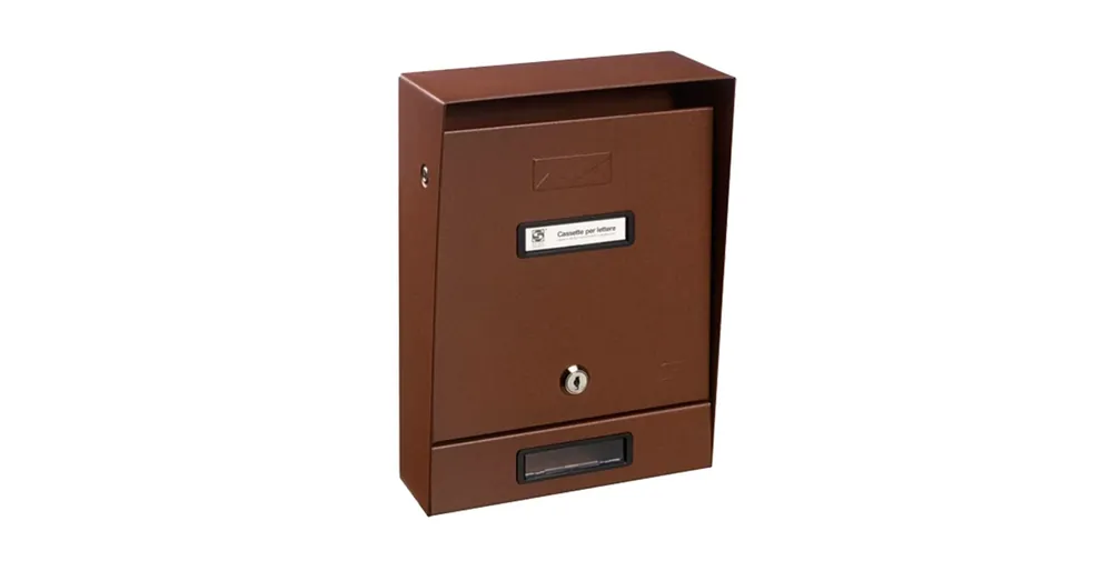 Expressz kézbesítés POSTALÁDA KÜLTÉRI ÁLLÓ BARNA EGYOLD(22cm*30,5cm)FELNY SILMEC 10-202.69
