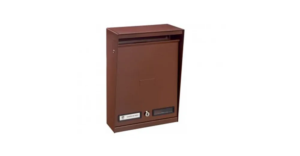 Kiárusítás POSTALÁDA KÜLTÉRI ÁLLÓ KÉTOLDALAS, BORDÓ SILMEC 10-214.69