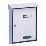 Akciós ár POSTALÁDA KÜLTÉRI ÁLLÓ FEHÉR EGYOLD(27,5cm*38,5cm) SILMEC 10-215.01