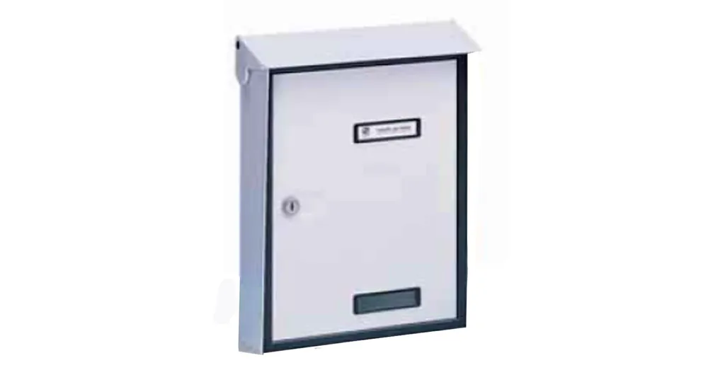 Akciós ár POSTALÁDA KÜLTÉRI ÁLLÓ FEHÉR EGYOLD(27,5cm*38,5cm) SILMEC 10-215.01
