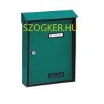 POSTALÁDA KÜLTÉRI ÁLLÓ ZÖLD EGYOLDALAS(27,5cm*38,5cm) SILMEC 10-215.22 Árcsökkenés