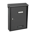POSTALÁDA KÜLTÉRI ÁLLÓ MATT FEKETE (27,5cm*38,5cm) SILMEC 10-215.84 Újdonság