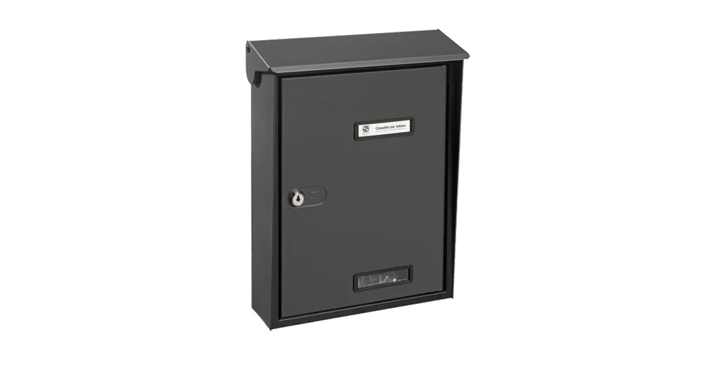 POSTALÁDA KÜLTÉRI ÁLLÓ MATT FEKETE (27,5cm*38,5cm) SILMEC 10-215.84 Újdonság