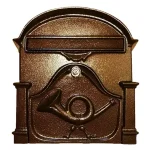 POSTALÁDA KÜLTÉRI ALU 30*33*7 ANTIK-BRONZ KÉTOLD. KÜRTÖS MAGYAR-VICA 330 Outlet