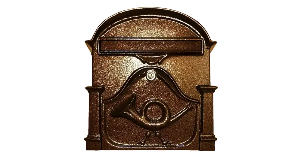 POSTALÁDA KÜLTÉRI ALU 30*33*7 ANTIK-BRONZ KÉTOLD. KÜRTÖS MAGYAR-VICA 330 Outlet