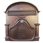 POSTALÁDA KÜLTÉRI ALU 30*33*7 ANTIK-BRONZ KÉTOLDALAS CÍMERES MAGYAR-VICA 330 Kiárusítás