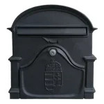 Azonnal elérhető POSTALÁDA KÜLTÉRI ALU 30*33*7 MATT FEKETE KÉTOLDALAS CÍMERES MAGYAR-VICA 330