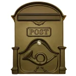 POSTALÁDA KÜLTÉRI ALU 30*40*10 MATT FEKETE KÉTOLDALAS KÜRTÖS MAGYAR-VICA 400EXTRA XL Akció