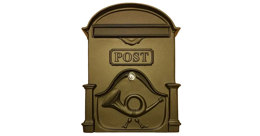 POSTALÁDA KÜLTÉRI ALU 30*40*10 MATT FEKETE KÉTOLDALAS KÜRTÖS MAGYAR-VICA 400EXTRA XL Akció