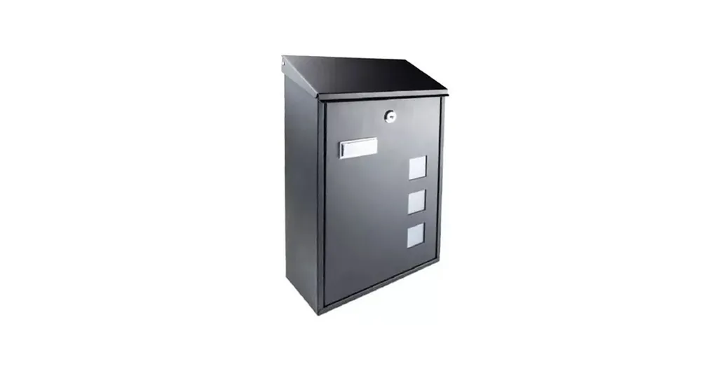 Bestseller POSTALÁDA KÜLTÉRI ÁLLÓ ABLAKKAL FEKETE.(400X253X110) F.F.GROUP 40266
