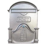 POSTALÁDA KÜLTÉRI ALU 30*40*10 ANTIK EZÜST KÉTOLDALAS CÍMERES MAGYAR-VICA 400EXTRA XL Vedd meg most