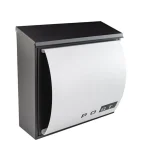 Biztonságos fizetés POSTALÁDA KÜLTÉRI FEKVŐ IVES FEKETE-EZÜST(330X165X345) F.F.GROUP 41600