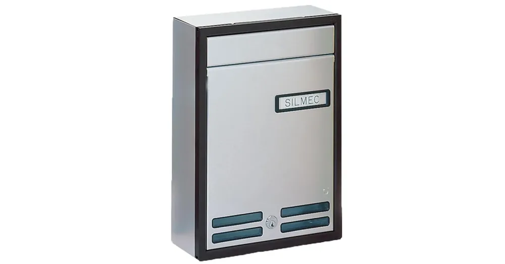 Exkluzív ajánlat POSTALÁDA KÜLTÉRI ÁLLÓ SZÜRKE EGYOLDALAS (23cm*32cm)FELNYÍLÓ SILMEC 30-801.72