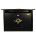 Azonnal elérhető POSTALÁDA KÜLTÉRI ALPESI 2-ES FEKETE (35cm*27cm) HG.LEMEZ MAGYAR