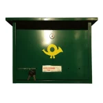POSTALÁDA KÜLTÉRI ALPESI 2-ES ZÖLD (35cm*27cm) HG.LEMEZ MAGYAR N°52 Vedd meg most