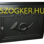 Szuper ajánlat POSTALÁDA ALPIN BEÉPÍTHETŐ MATT FEKETE EGYOLDALAS MAGYAR