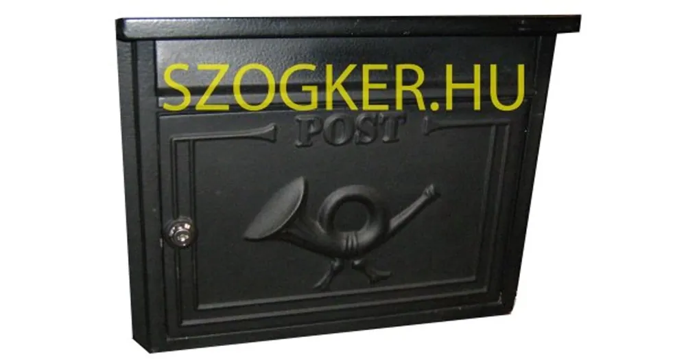 Szuper ajánlat POSTALÁDA ALPIN BEÉPÍTHETŐ MATT FEKETE EGYOLDALAS MAGYAR
