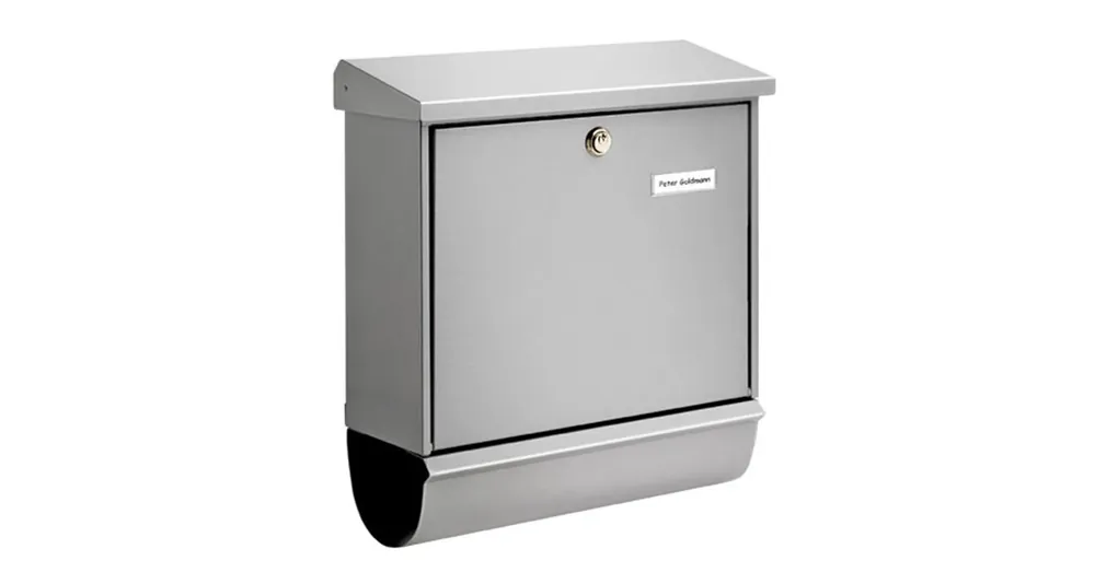 Gyors szállítás POSTALÁDA KÜLTÉRI ÁLLÓ EZÜST ÚJSÁGTARTÓVAL BURG-WACHTER 91300SI COMFORT