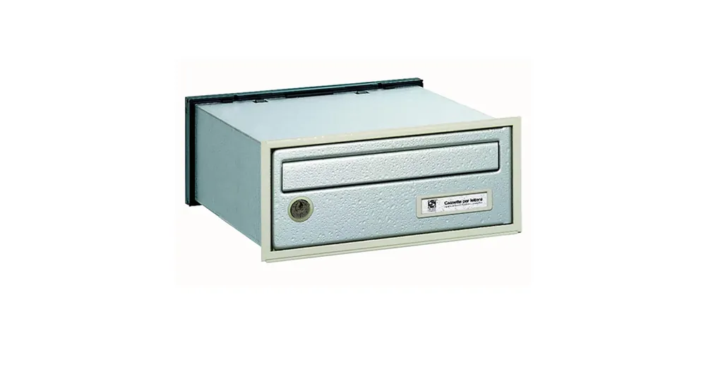 Kiárusítás POSTALÁDA BEÉPÍTHETŐ ALU-EZÜST ÁLLÍTHATÓ 245-380mm EL-H KERET SILMEC 32-311.72+KERET