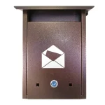 Expressz kézbesítés POSTALÁDA KÜLTÉRI ÁLLÓ 21*32cm ANTIK-BRONZ LEVÉLMINTÁS MAGYAR