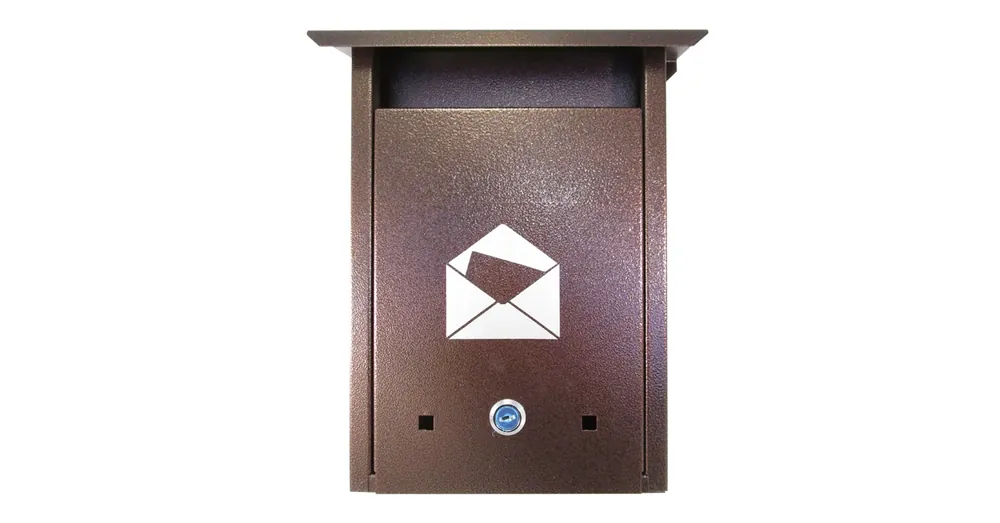 Expressz kézbesítés POSTALÁDA KÜLTÉRI ÁLLÓ 21*32cm ANTIK-BRONZ LEVÉLMINTÁS MAGYAR
