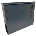 Biztonságos fizetés POSTALÁDA KÜLTÉRI 36,5*10,5*30 SZÓRÓLAPTARTÓS ANTRACIT IMPORT HOLDEN MD020B