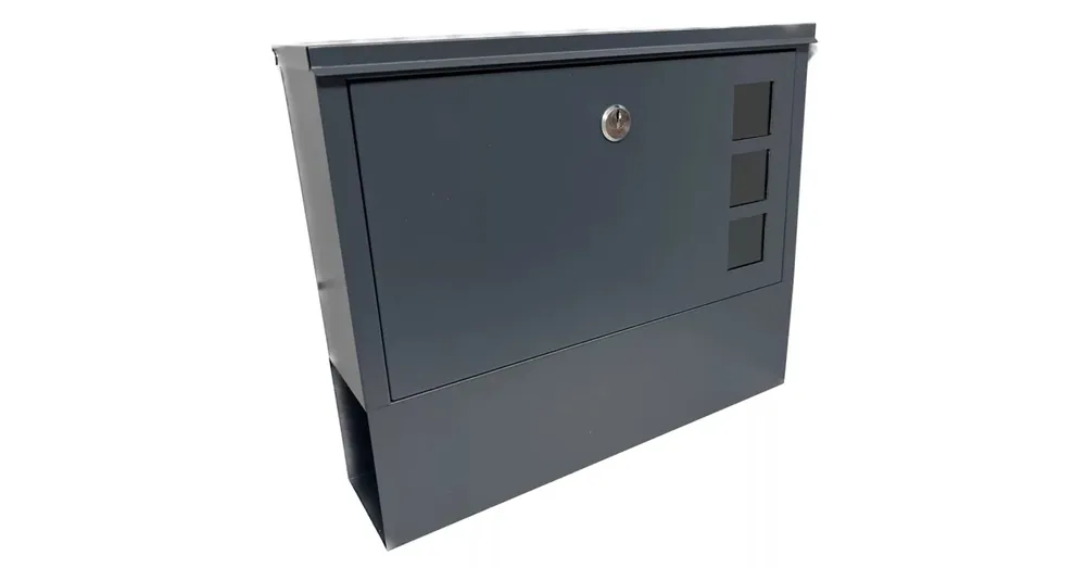 Biztonságos fizetés POSTALÁDA KÜLTÉRI 36,5*10,5*30 SZÓRÓLAPTARTÓS ANTRACIT IMPORT HOLDEN MD020B