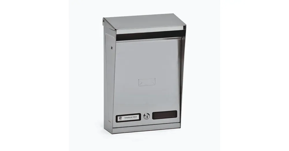 Expressz kézbesítés POSTALÁDA KÜLTÉRI ÁLLÓ INOX EGYOLDALAS (25cm*39cm)FELNYIT. SILMEC 10-012