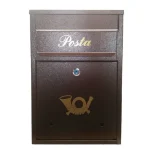POSTALÁDA KÜLTÉRI ÁLLÓ A/4 PRIMO BRONZ LENYÍLÓ SZÖGLETES MAGYAR Vedd meg most