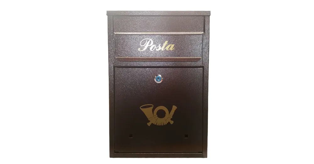 POSTALÁDA KÜLTÉRI ÁLLÓ A/4 PRIMO BRONZ LENYÍLÓ SZÖGLETES MAGYAR Vedd meg most