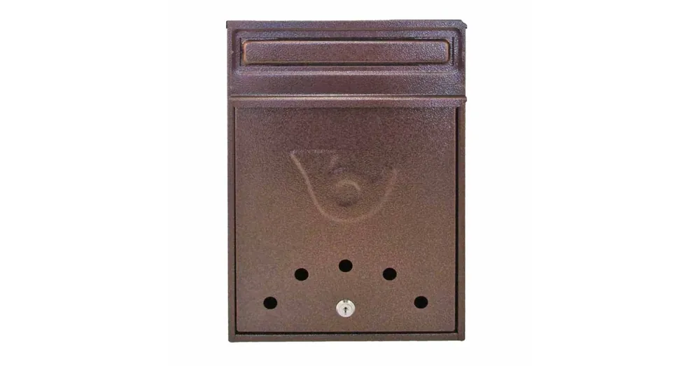 Szuper ajánlat POSTALÁDA KÜLTÉRI ÁLLÓ ANTIK-BRONZ SZÖGL.KÉTOLDALAS GÓLIÁT 27cm*40cm*10cm