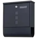 POSTALÁDA KÜLTÉRI 33,5*9*30 ÚJSÁGTARTÓVAL FEKETE IMPORT START DESIGN Vedd meg most