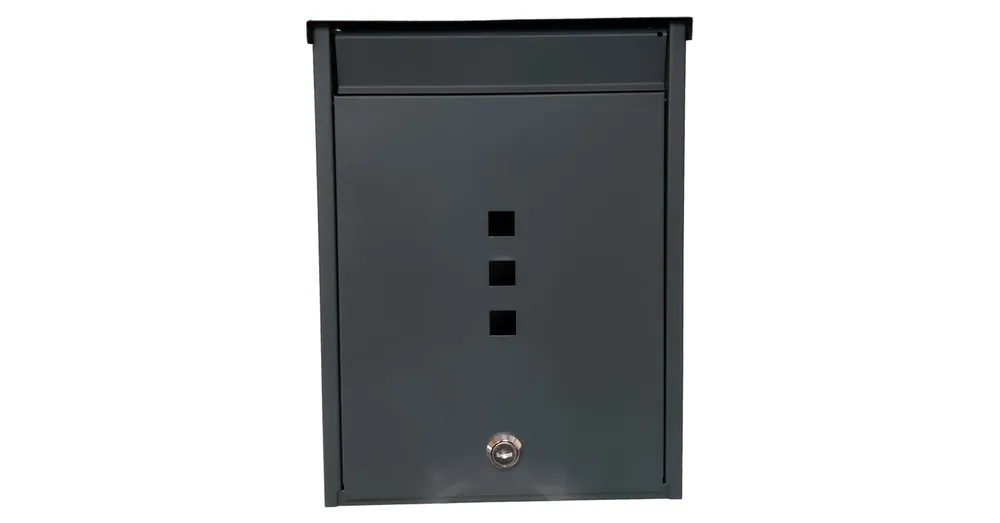 POSTALÁDA KÜLTÉRI ÁLLÓ GRAFIT KÉTOLDAL (22*32*8cm) FELNYÍLÓ MAGYAR VELENCE Utolsó esély