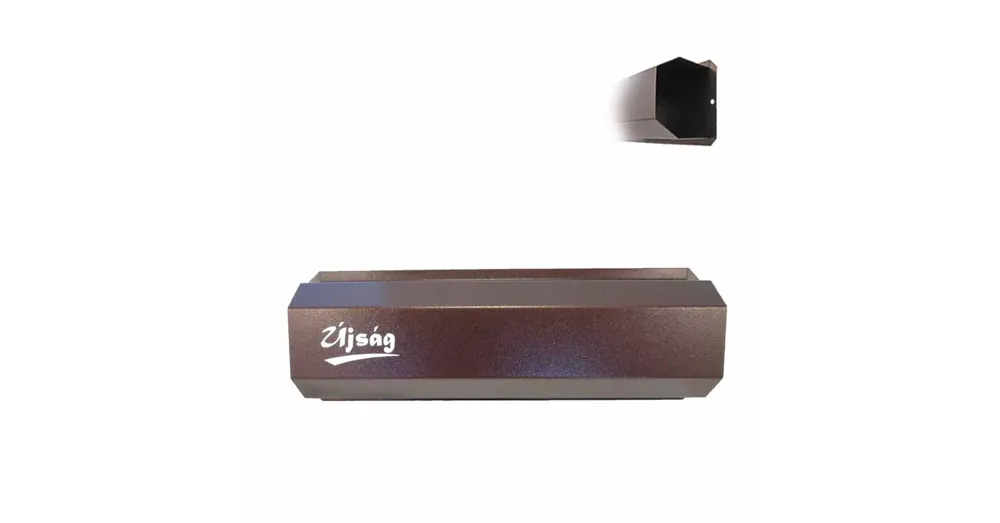 Újdonság SZÓRÓLAP-ÚJSÁGTARTÓ ÍVES NAGY ANTIK BRONZ 100*330mm ÚJSÁG MAGYAR