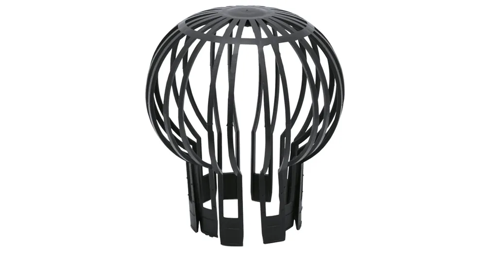 Gyors kiszállítás ERESZCSATORNÁHOZ D60-150mm LOMBVÉDŐ KOSÁR FEKETE MŰANYAG IMPORT 636240010