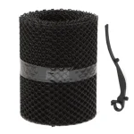 Különleges ajánlat ERESZCSATORNÁHOZ 600cm*18cm LOMBVÉDŐ RÁCS FEKETE MŰAG.SŰRŰ IMPORT 636230110