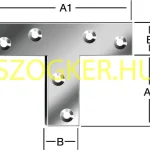 T-ÖSSZEKÖTŐ VAS HG. 070*36(50)*16mm VORMANN 189075Z Biztonságos vásárlás