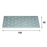 ÖSSZEKÖTŐLEMEZ HG. 140*40/2 PERFORRÁLT LEMEZ IMPORT Outlet