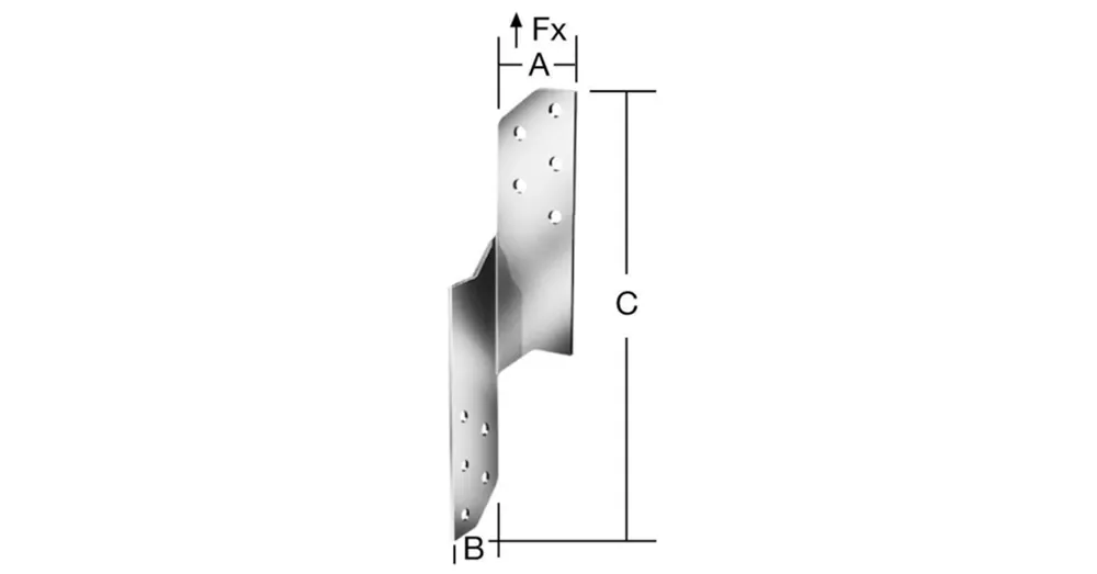 Outlet RÖGZÍTŐLEMEZ GERENDÁHOZ HG. 033*033*170/2.0 STANDARD JOBB VORMANN 70946