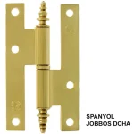 Népszerű AMIG 406/811 DCHA HARMÓNIKAAJTÓ PÁNT 95*52*2mm REZEZETT SZÖGLETES-DÍSZES JOBB