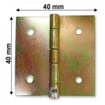 CSUKLÓSPÁNT NORMÁLSZÉLES 040mm SÁRGAHORG. 40x40mm NYITOTT MAGYAR 233 Vedd meg online