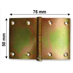 CSUKLÓSPÁNT EXTRA SZÉLES 050mm SÁRGAHORG. 50x75mm NYITOTT MAGYAR 251 Utolsó esély