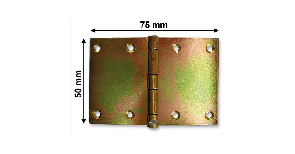 CSUKLÓSPÁNT EXTRA SZÉLES 050mm SÁRGAHORG. 50x75mm NYITOTT MAGYAR 251 Utolsó esély