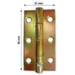 CSUKLÓSPÁNT KESKENY 060mm SÁRGAHORG. 60x30 NYITOTT MAGYAR 212 Utolsó esély