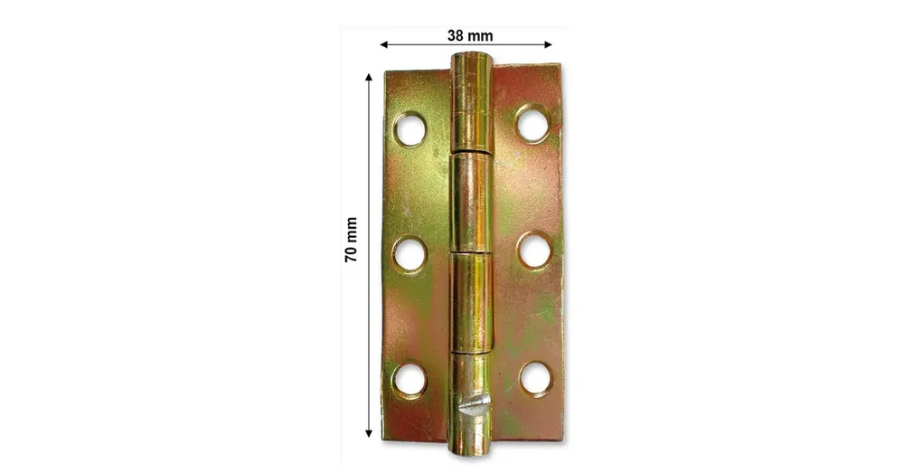 CSUKLÓSPÁNT KESKENY 070mm SÁRGAHORG. 70x40 NYITOTT MAGYAR 213 Ne maradj le