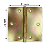 CSUKLÓSPÁNT NORMÁLSZÉLES 070mm SÁRGAHORG. 70x70 NYITOTT MAGYAR 236 Biztonságos fizetés